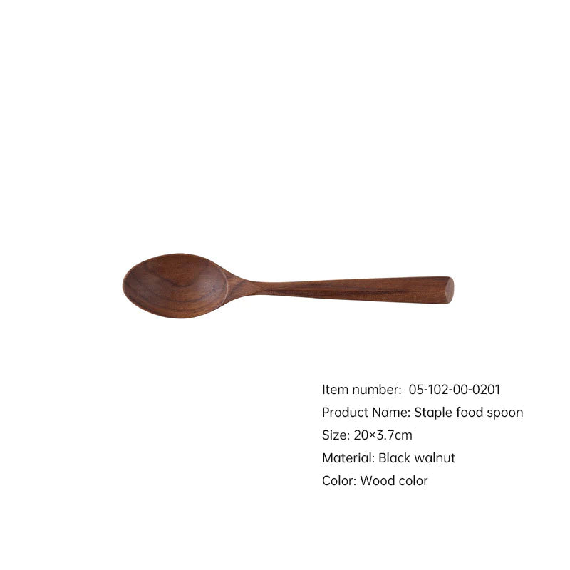 Nordic Style Black Walnut Wooden Kitchen Utensils